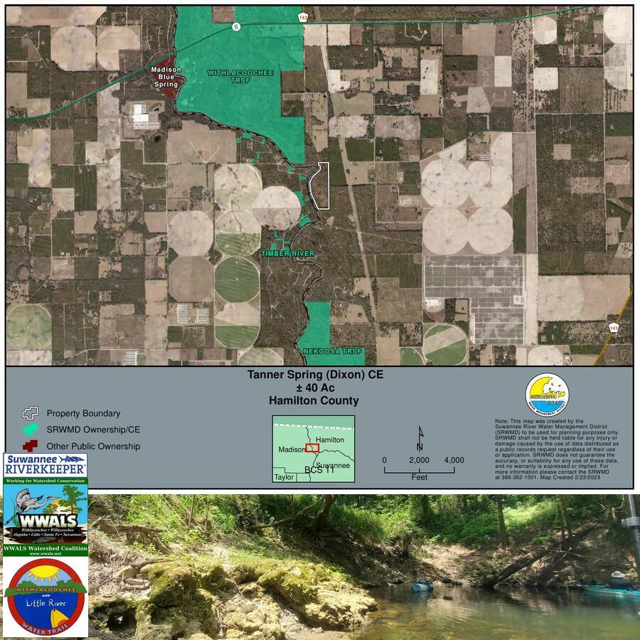 SRWMD Location Map, WWALS Photograph