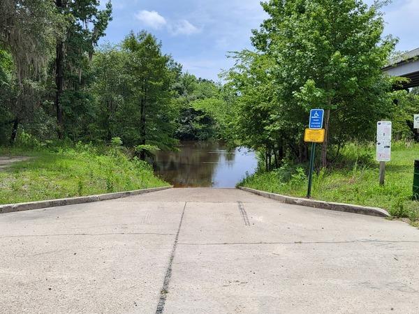 State Line Boat Ramp Sign, Withlacoochee River @ Madison Highway 2023-06-22