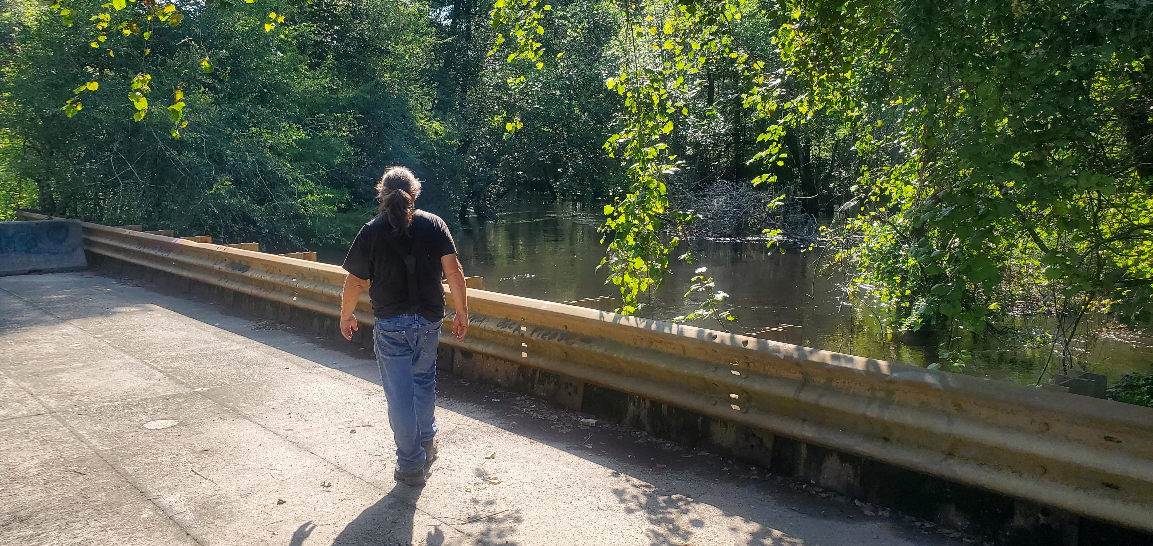 David Vedas on Tyler Bridge