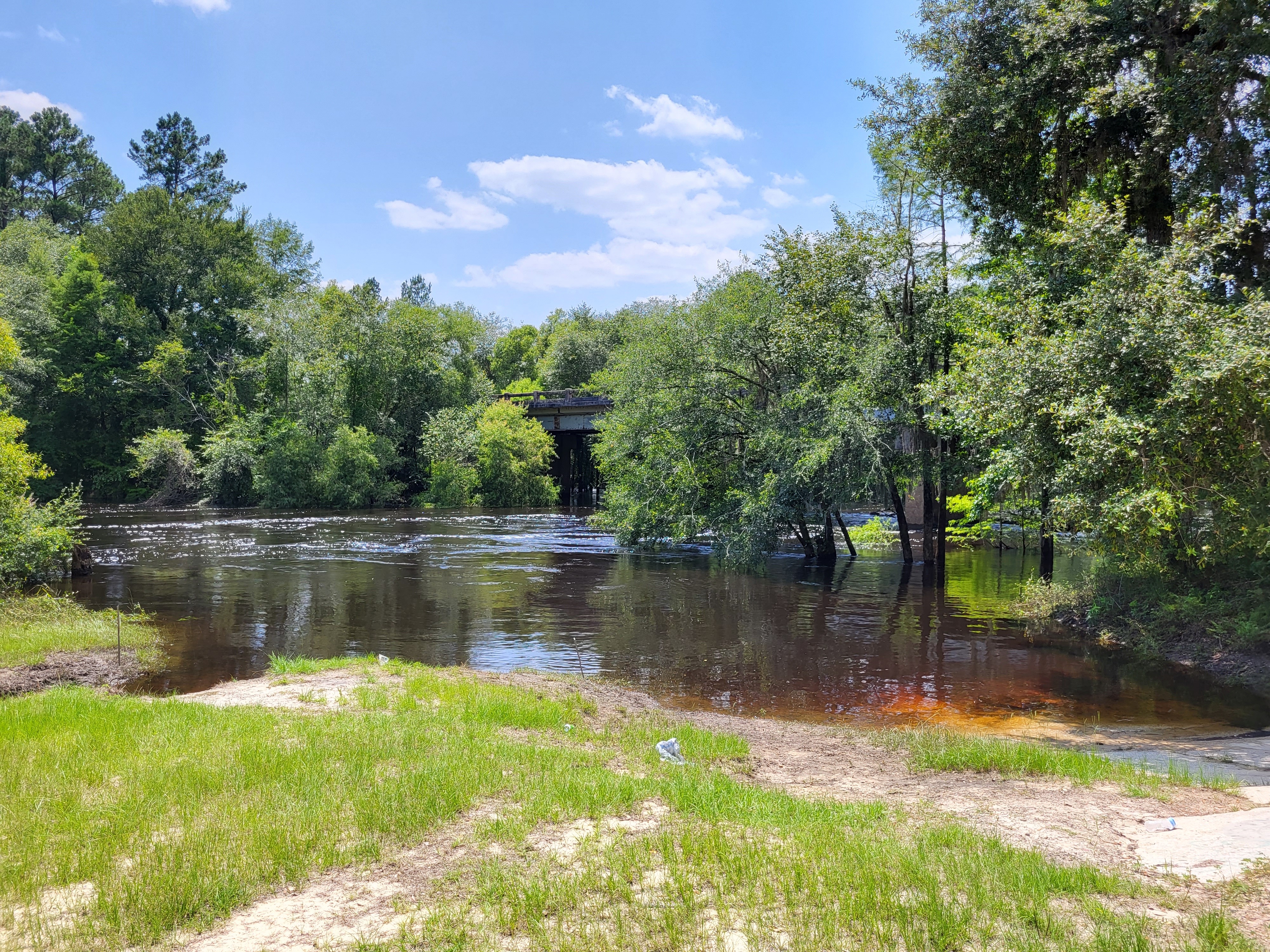 Nankin Boat Ramp, Withlacoochee River @ Clyattville-Nankin Road 2023-06-29