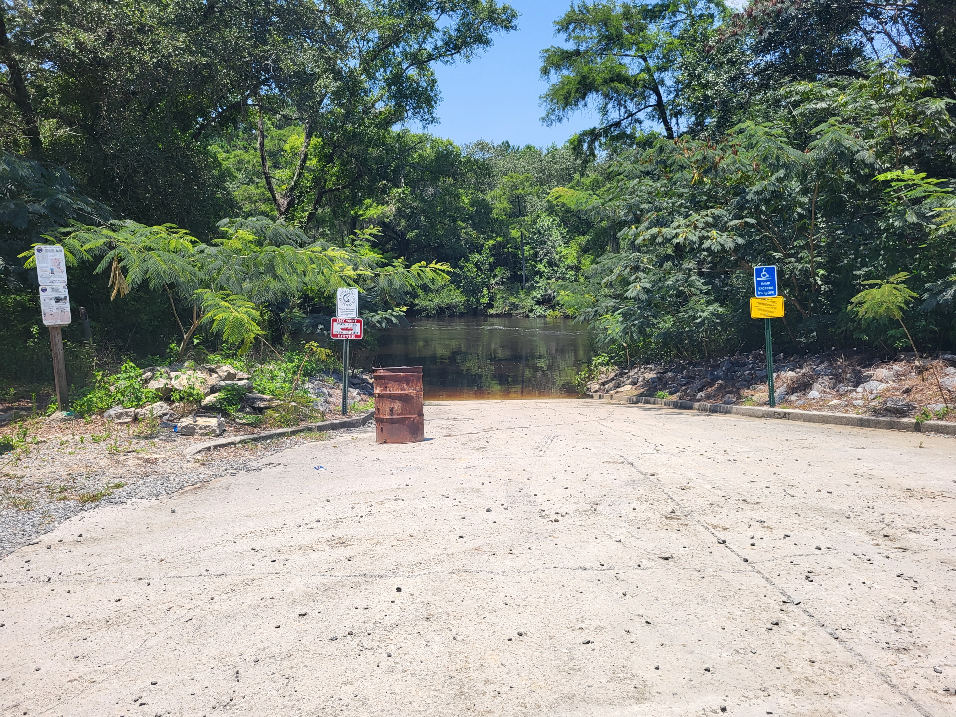 Troupville Boat Ramp, Little River @ GA 133 2023-06-29