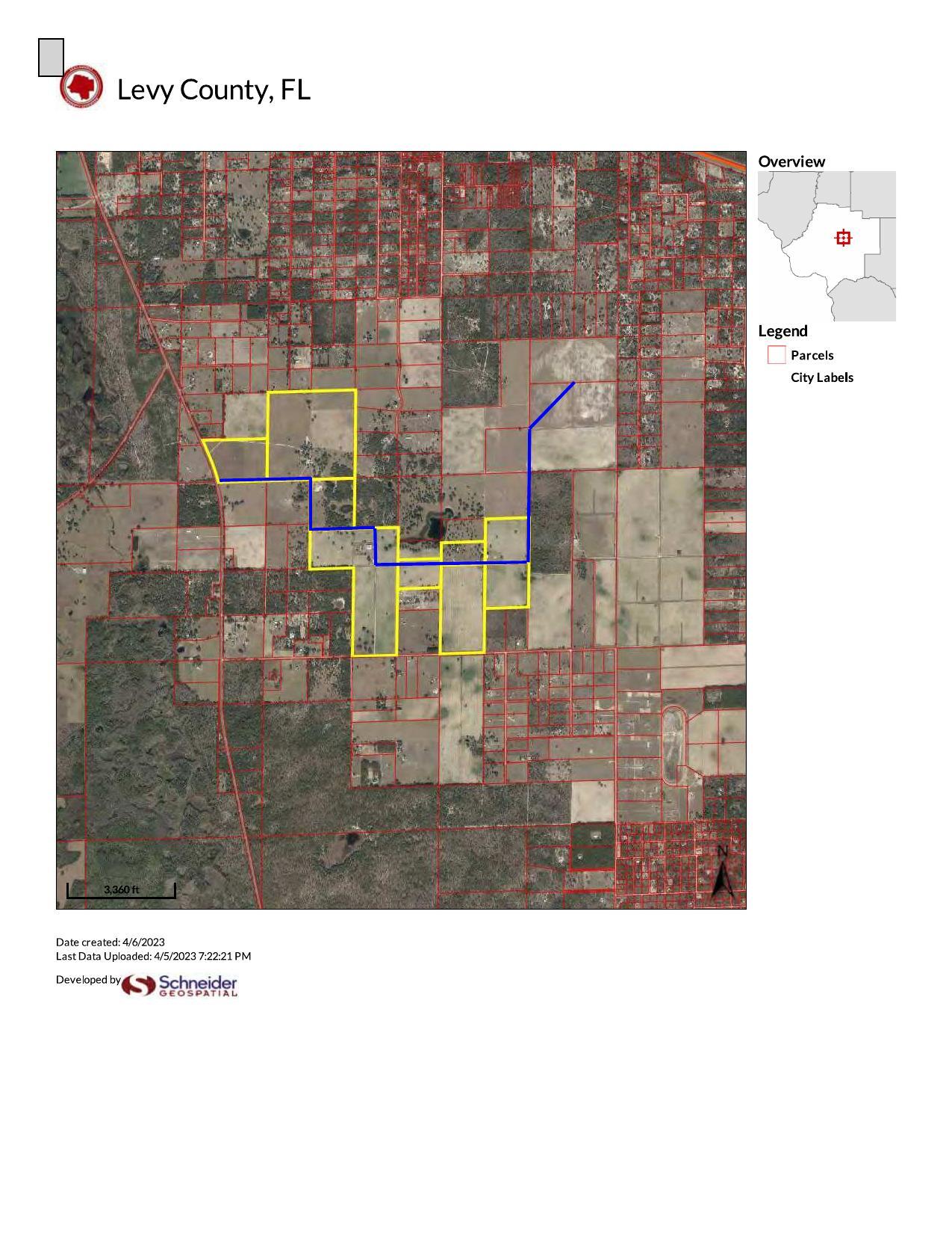 Parcel overview map