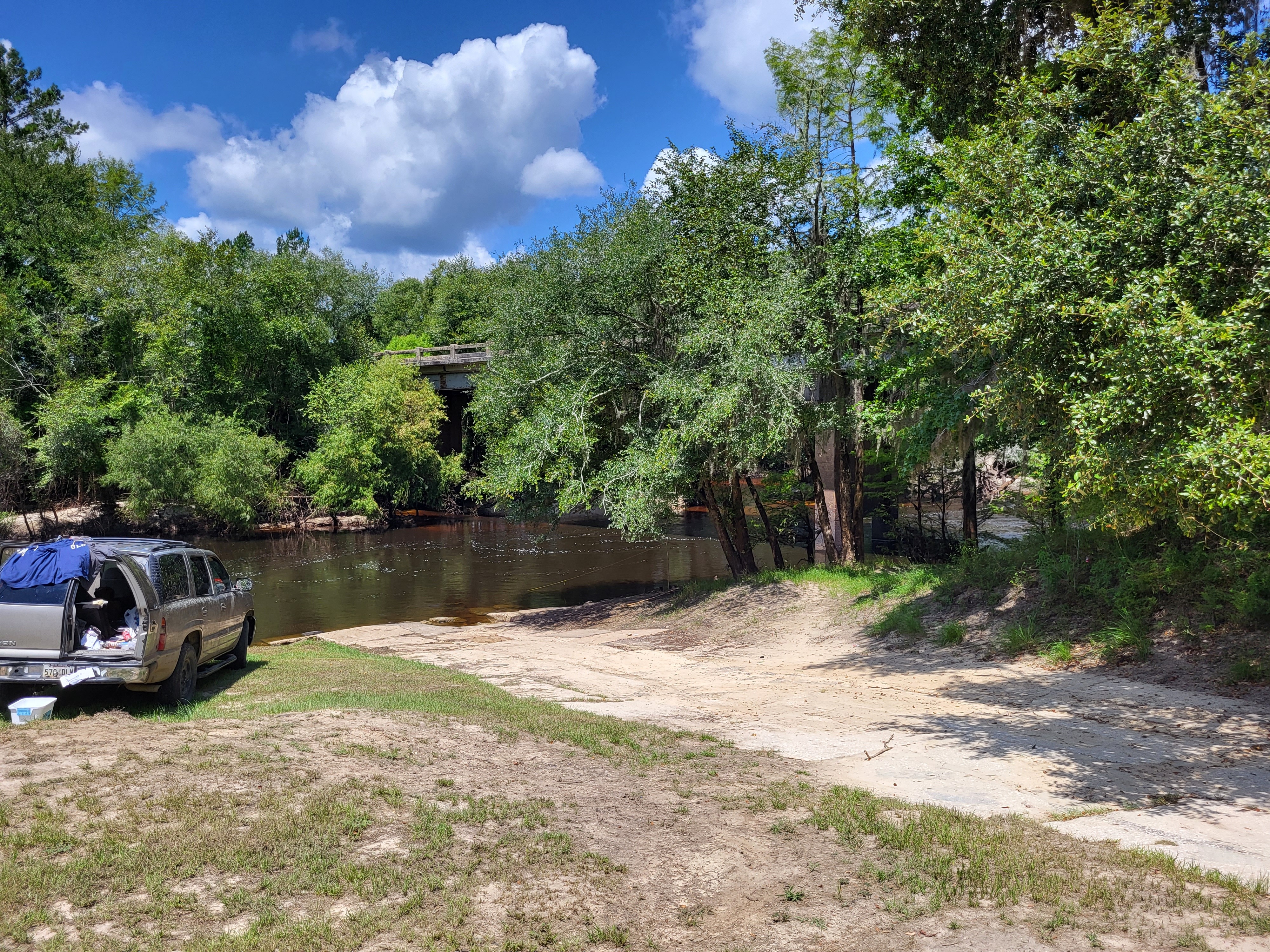 Nankin Boat Ramp, Withlacoochee River @ Clyattville-Nankin Road 2023-07-13