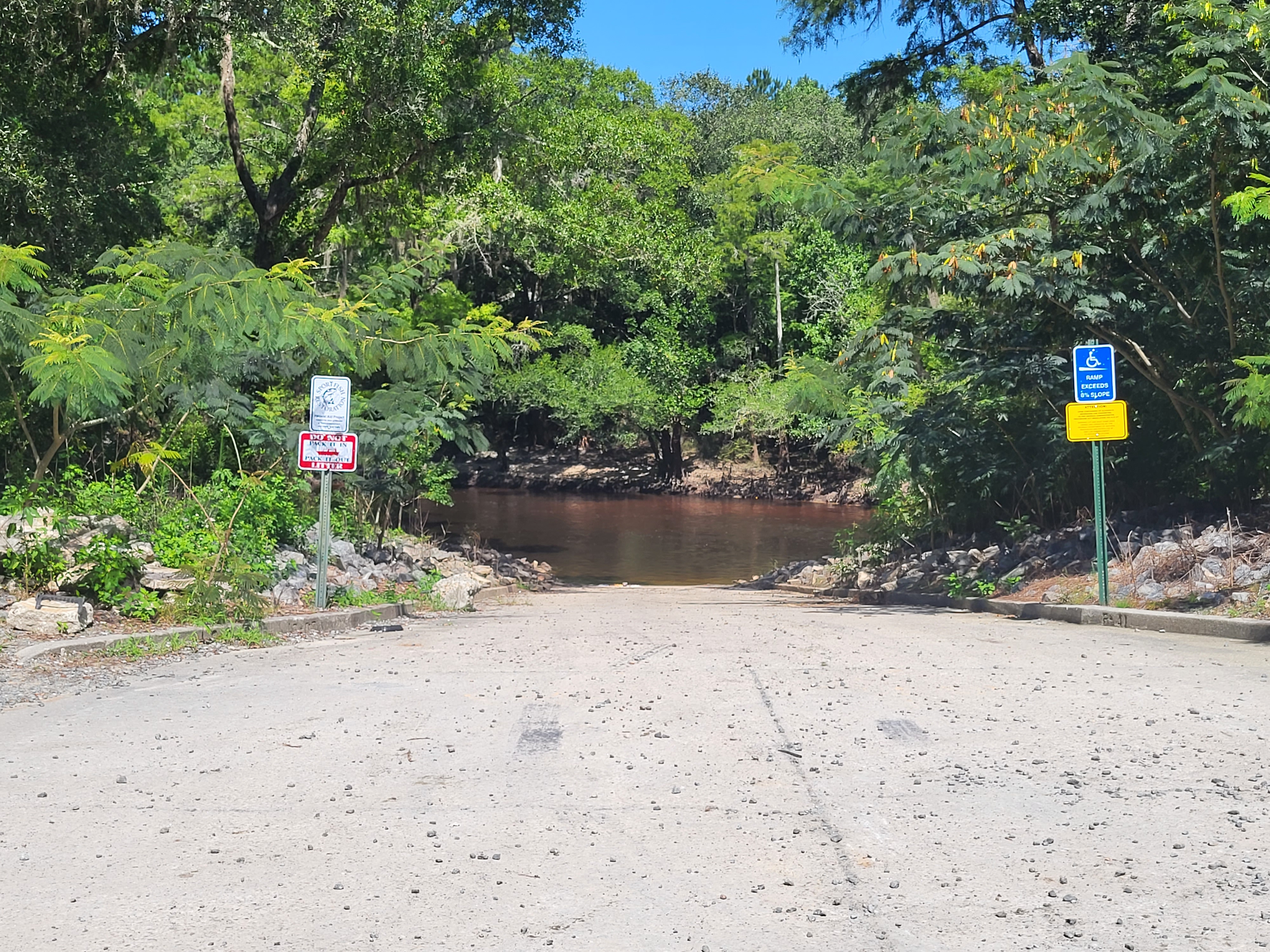 Troupville Boat Ramp, Little River @ GA 133 2023-07-13