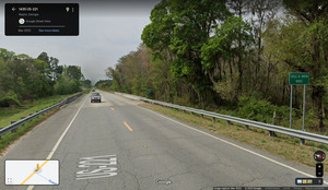 [Grand Bay Creek westbound Lakeland Highway --Google Streetview]