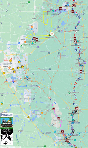 [Map: Context of Lakeland Highway widening in ARWT]