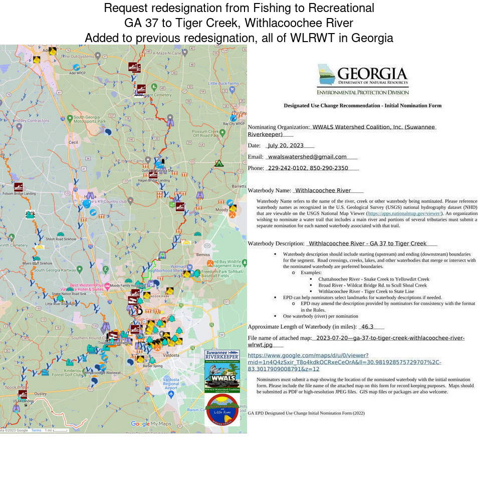 Nomination form and map