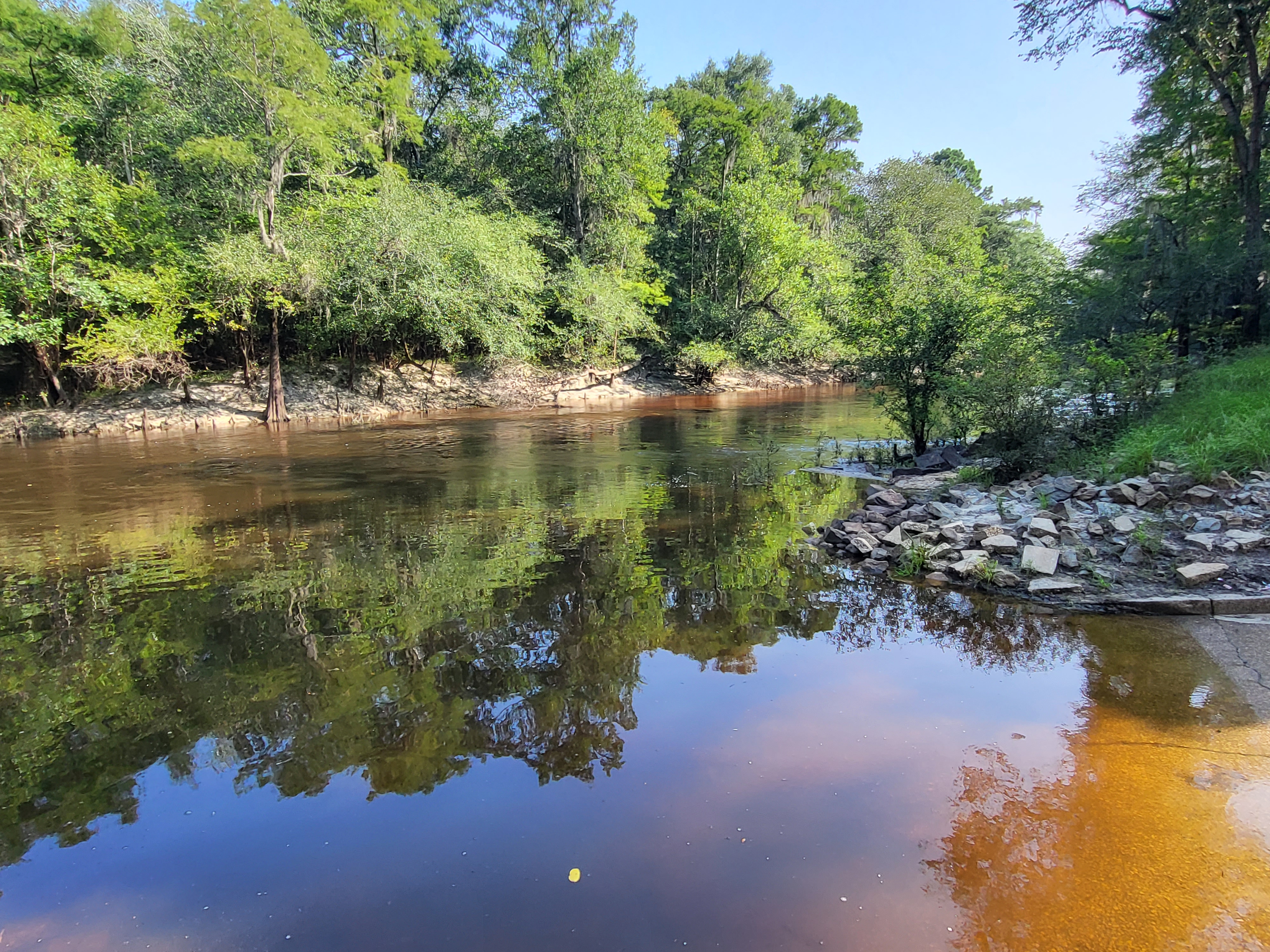 Troupville Boat Ramp Water Level, Little River @ GA 133 2023-07-20