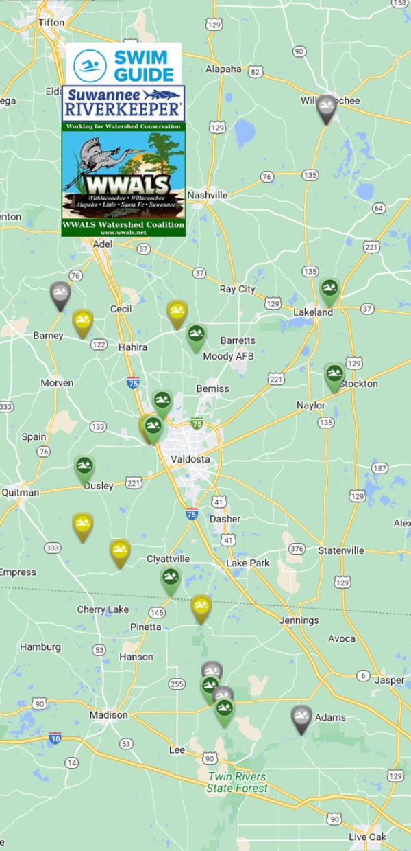 [Map: Clean Withlacoochee River 2023-07-28]