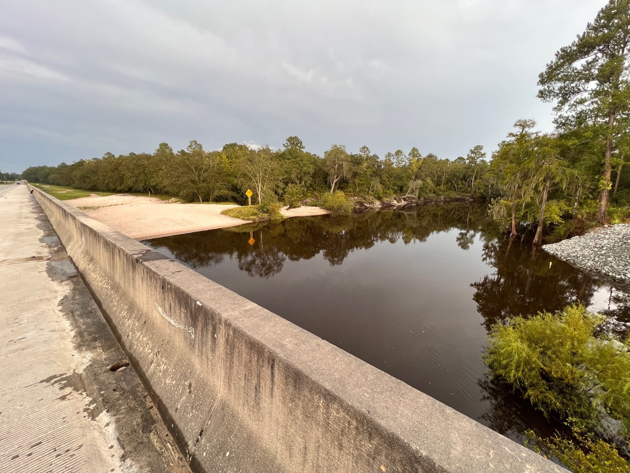 East bank, Lakeland Boat Ramp, Alapaha River @ US 82 2023-08-16