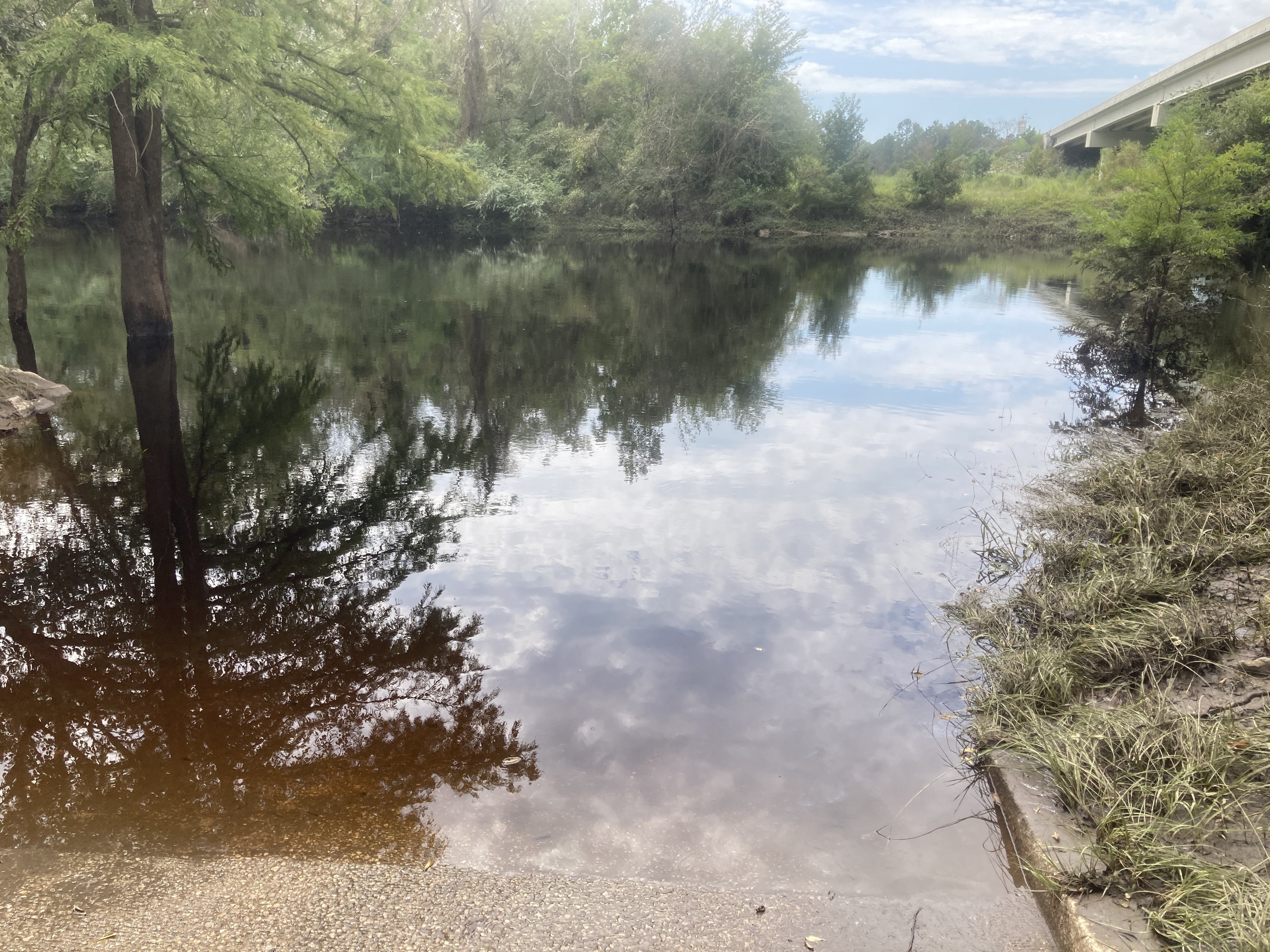 State Line Boat Ramp Bridge, Withlacoochee River @ Madison Highway 2023-09-07