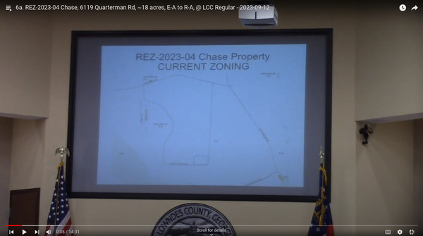 [Map: REZ-2023-04 Chase Property Current Zoning]