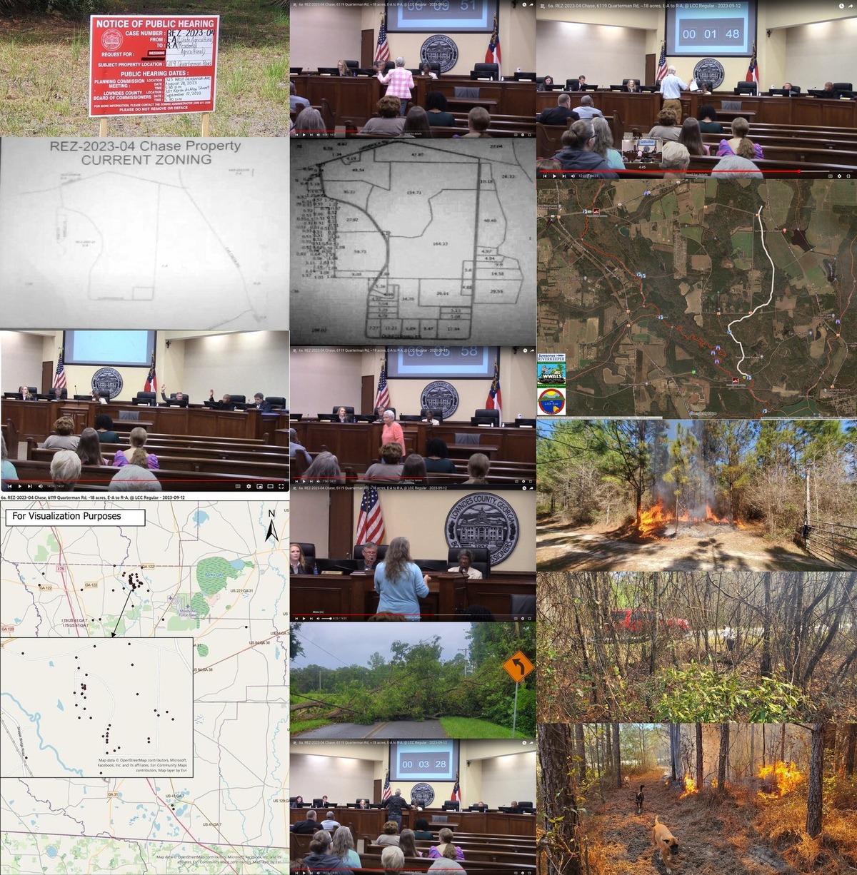 [Collage, Quarterman Road rezoning denied by Lowndes County Commission 2023-09-12]