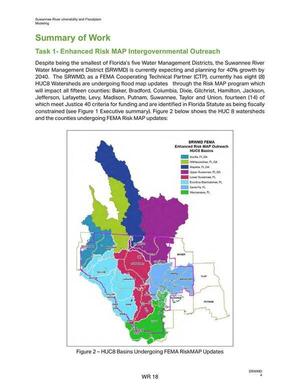 [Figure 2 — HUC8 Basins Undergoing FEMA RiskMAP Updates]