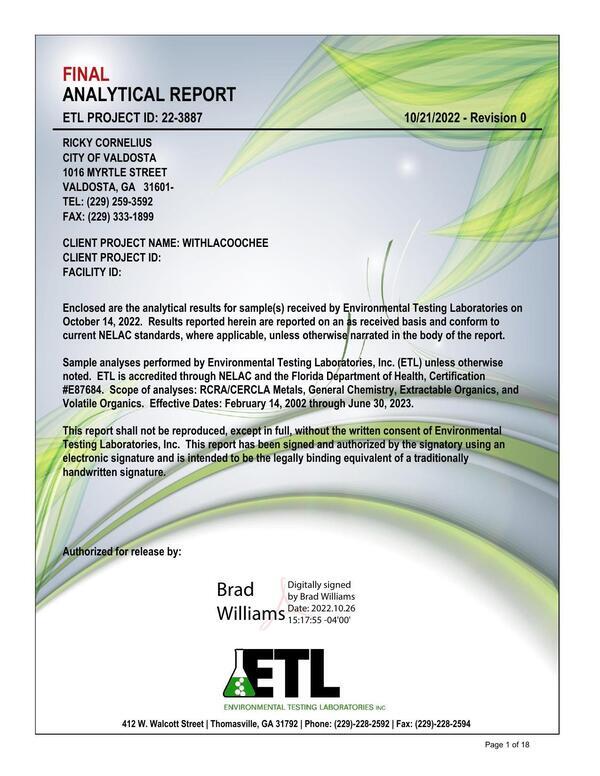 [FINAL ANALYTICAL REPORT, ETL PROJECT ID: 22-3887]