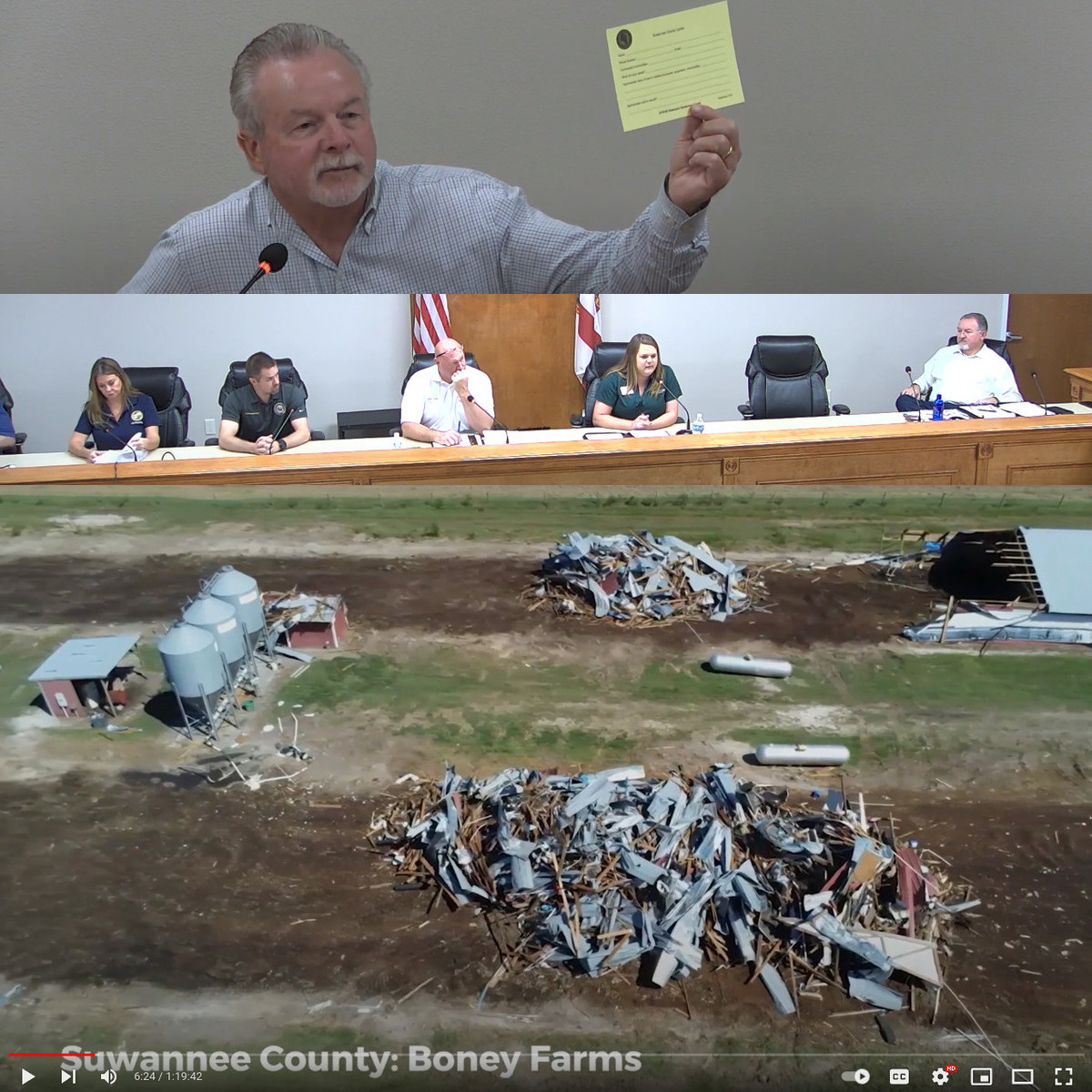 [Collage, Suwannee County Agriculture Meeting 2023-09-21]