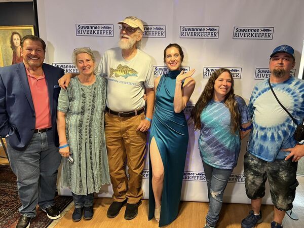 Organizers: M.C. Chuck Roberts, WWALS E.D. Gretchen Quarterman, Suwannee Riverkeeper John S. Quarterman, Headliner Katherine Ball, WWALS President Sara Jay Jones, WWALS Board Member Scotti Jay Jones --Chuck Roberts