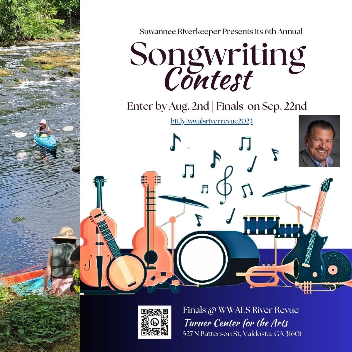 MC Chuck Roberts, Suwannee Riverkeeper Songwriting Contest 2023