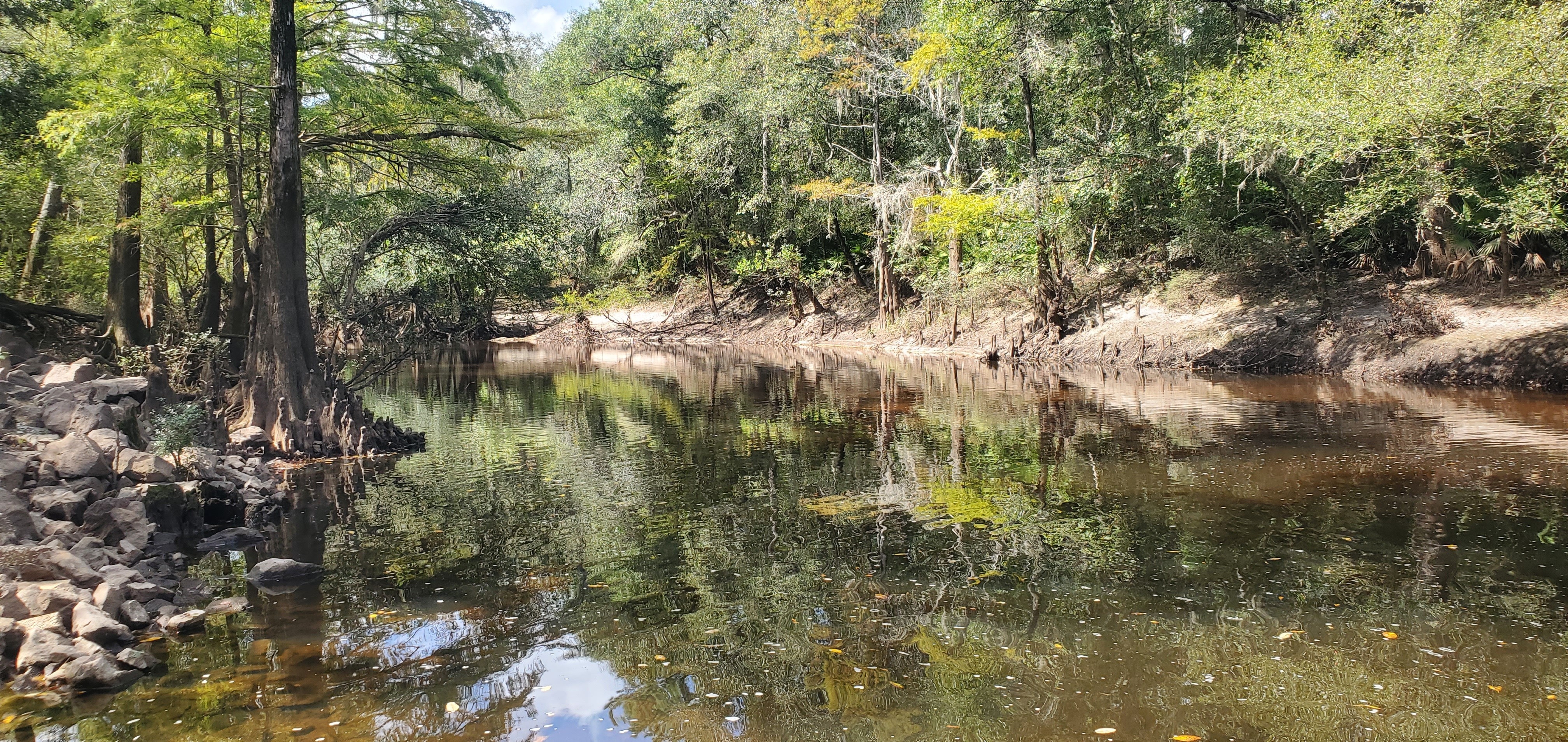 Downstream, Troupville Boat Ramp, GA 133, Little River 2023-10-05