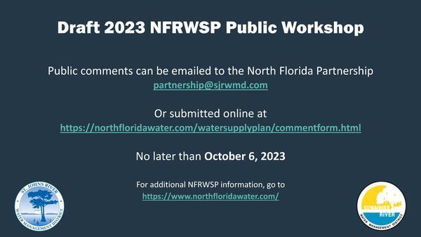 Draft 2023 NFRWSP Public Workshop