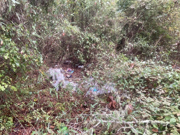 Trash, Nankin Boat Ramp, Withlacoochee River @ Clyattville-Nankin Road 2023-10-12