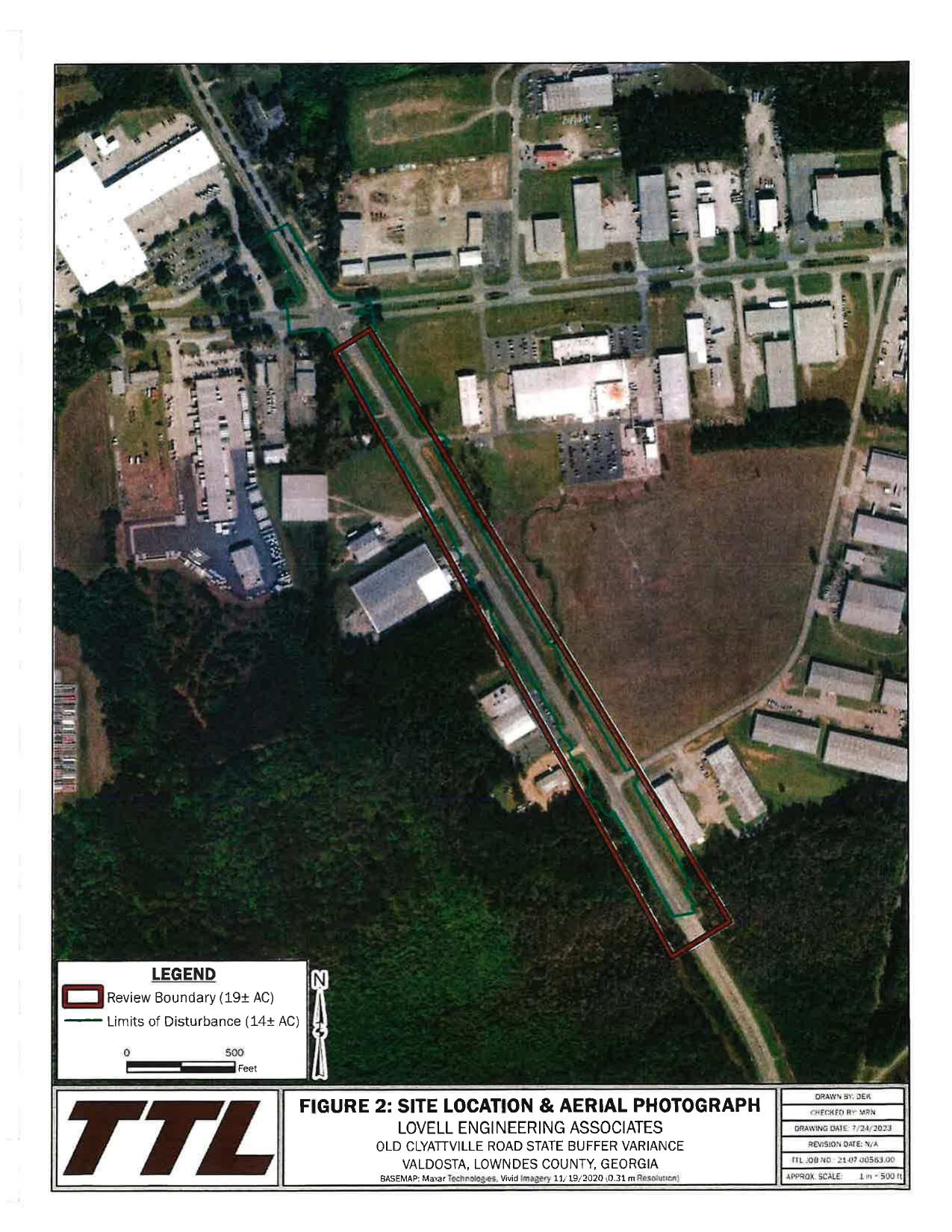 FIGURE 2: SITE LOCATION & AERIAL PHOTOGRAPH