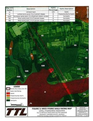 [FIGURE 3: NRCS HYDRIC SOILS RATING MAP]