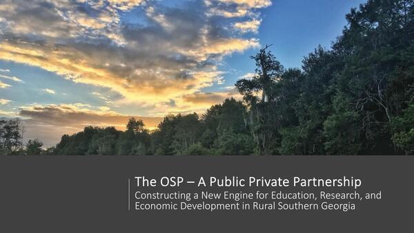 [The OSP —A Public Private Partnership]