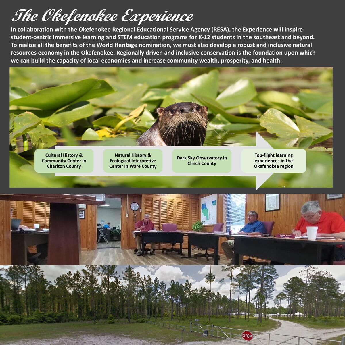 Dark Sky Observatory, Cultural and Natural History around the Okefenokee Swamp