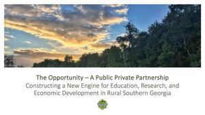 [The Opportunity — A Public Private Partnership]