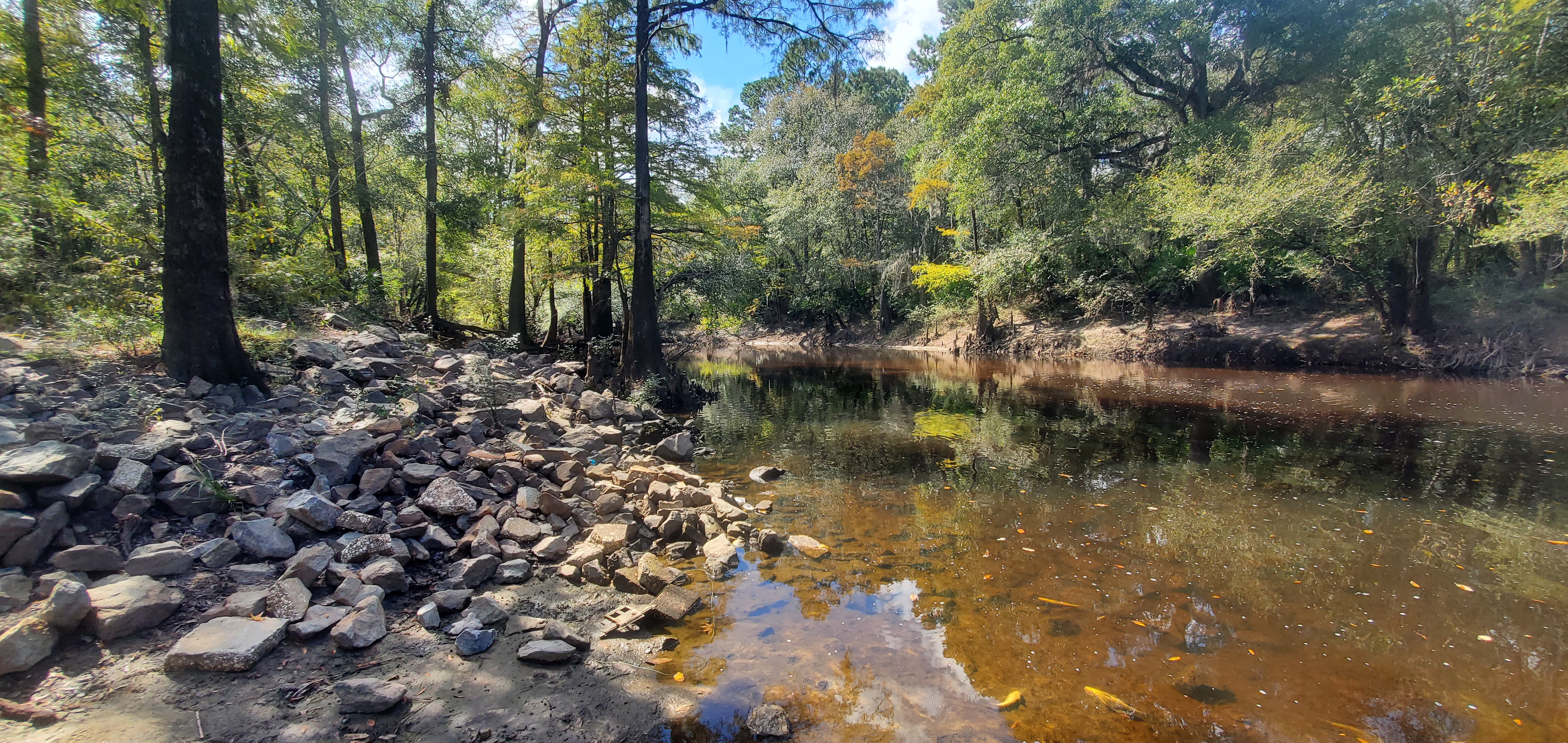 Downstream, Troupville Boat Ramp, Little River 2023-10-19, 2023:10:19 13:53:43, 30.8512334, -83.3472625