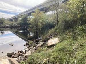 [Upstream, State Line Boat Ramp, Withlacoochee River 2023-10-19]