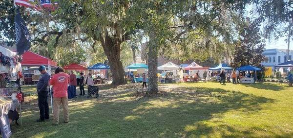 WWALS booth across the lawn