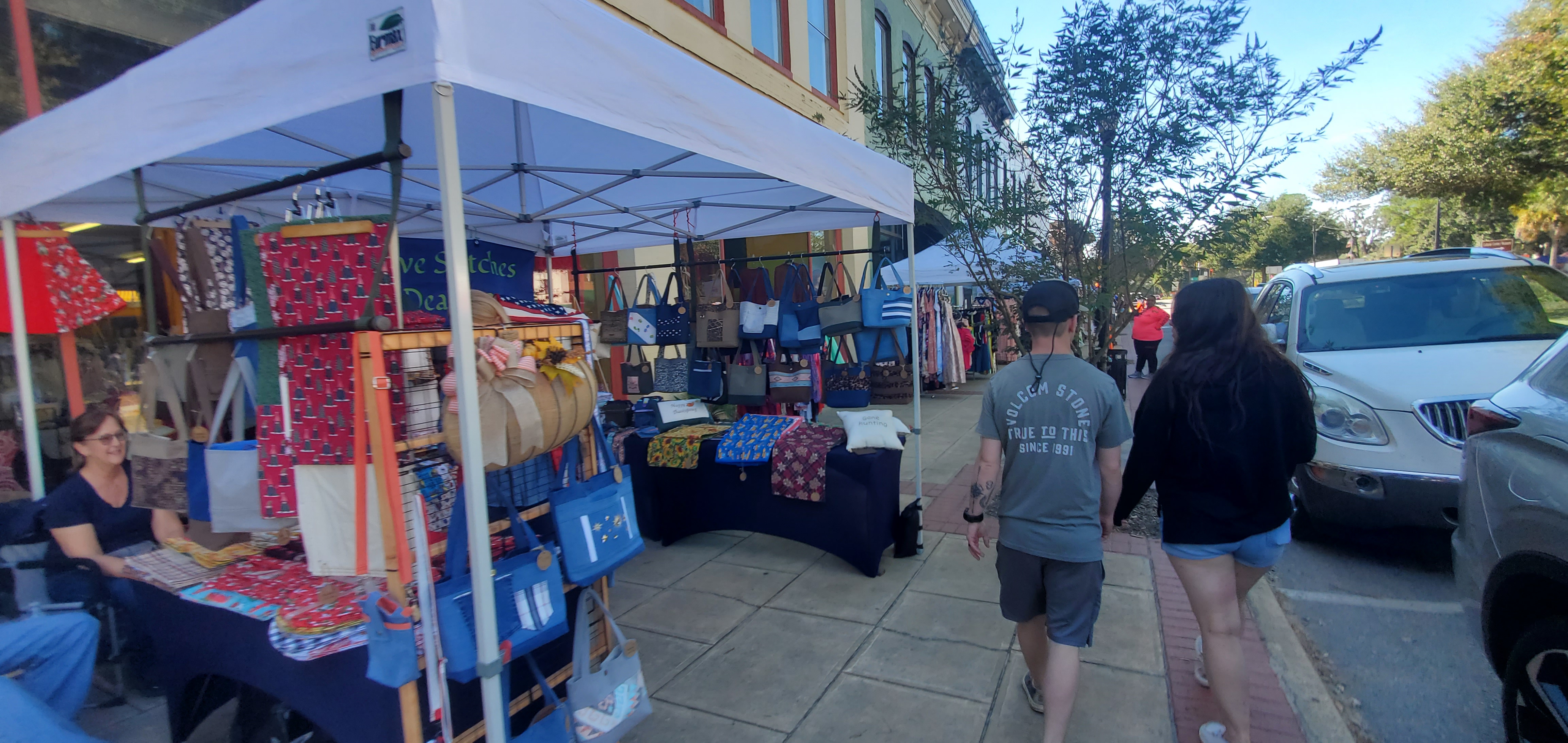 Downtown Quitman, north sidewalk