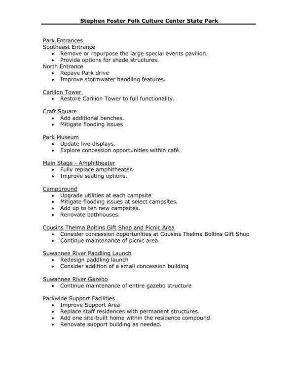 Stephen Foster Executive Summary Page 3