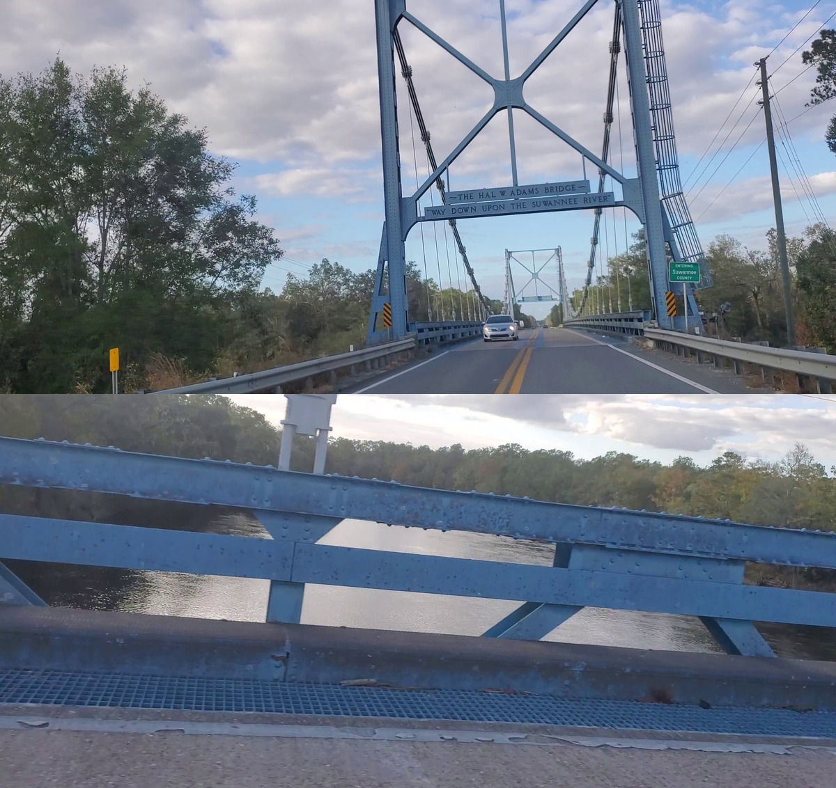 [Hal W. Adams Bridge and Suwannee River]