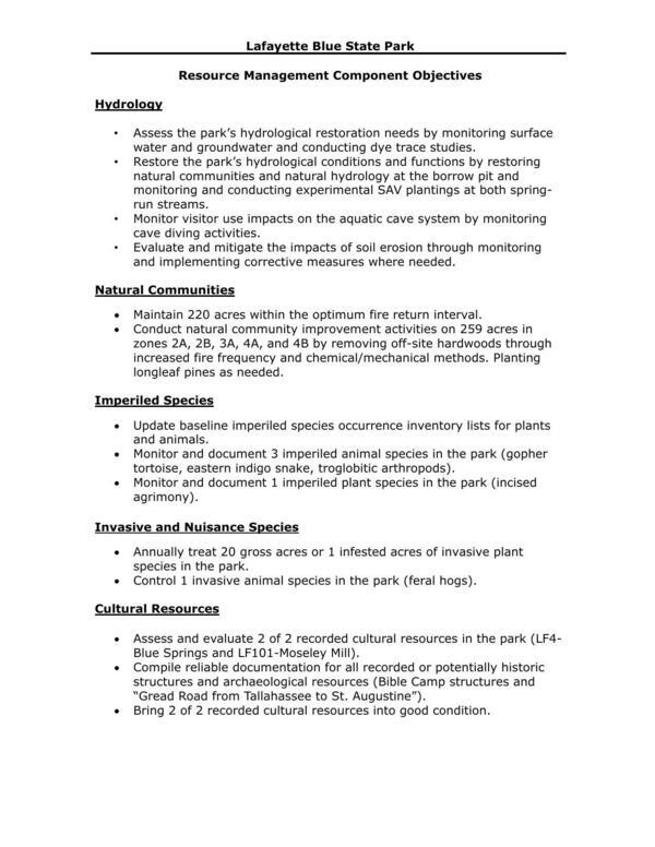 Lafayette Blue Executive Summary Page 2