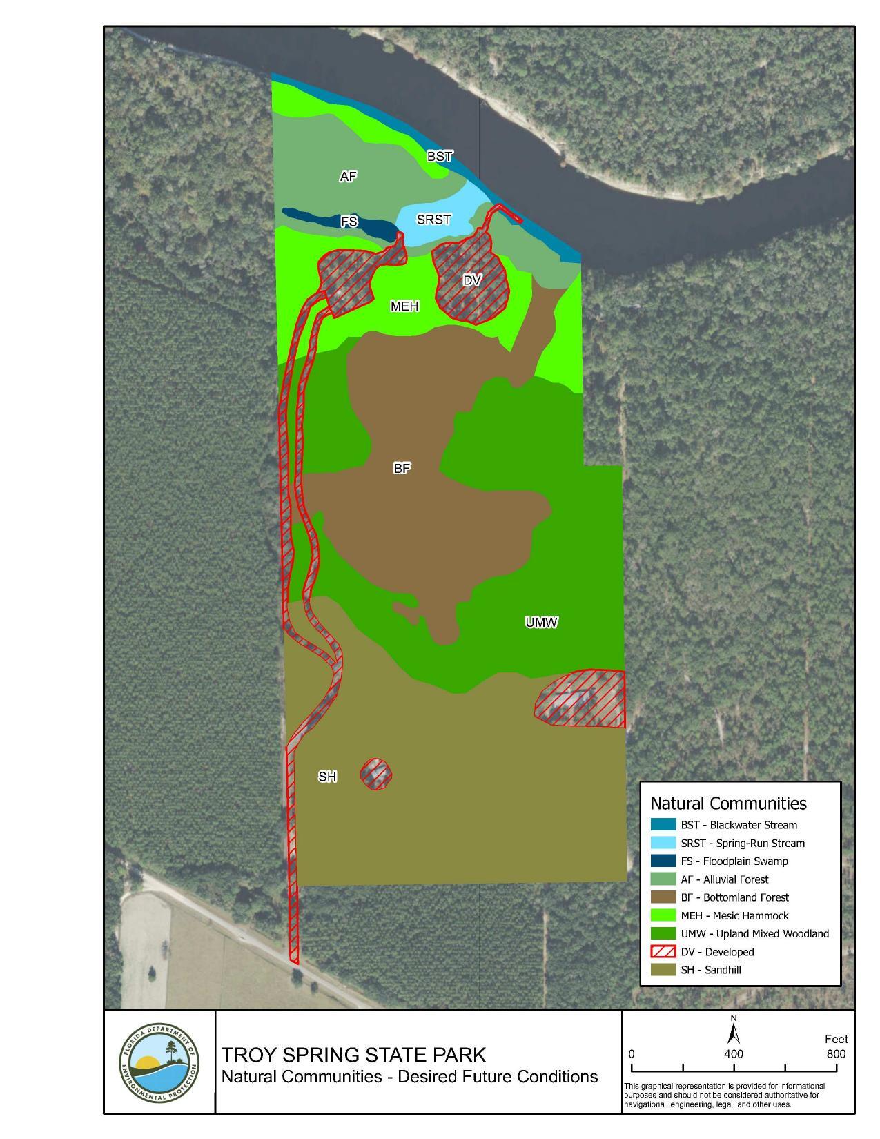 Natural Communities, Desired Future Conditions, Troy Spring Maps Page 3