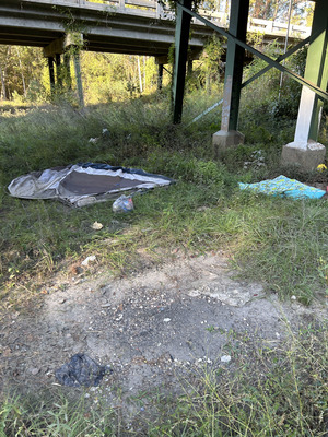 [Tent, North Valdosta Road, US 41, Withlacoochee River 2023-11-02]