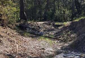 [Knights Ferry Boat Ramp Signpost, Withlacoochee River @ Knights Ferry Road 2023-11-02]