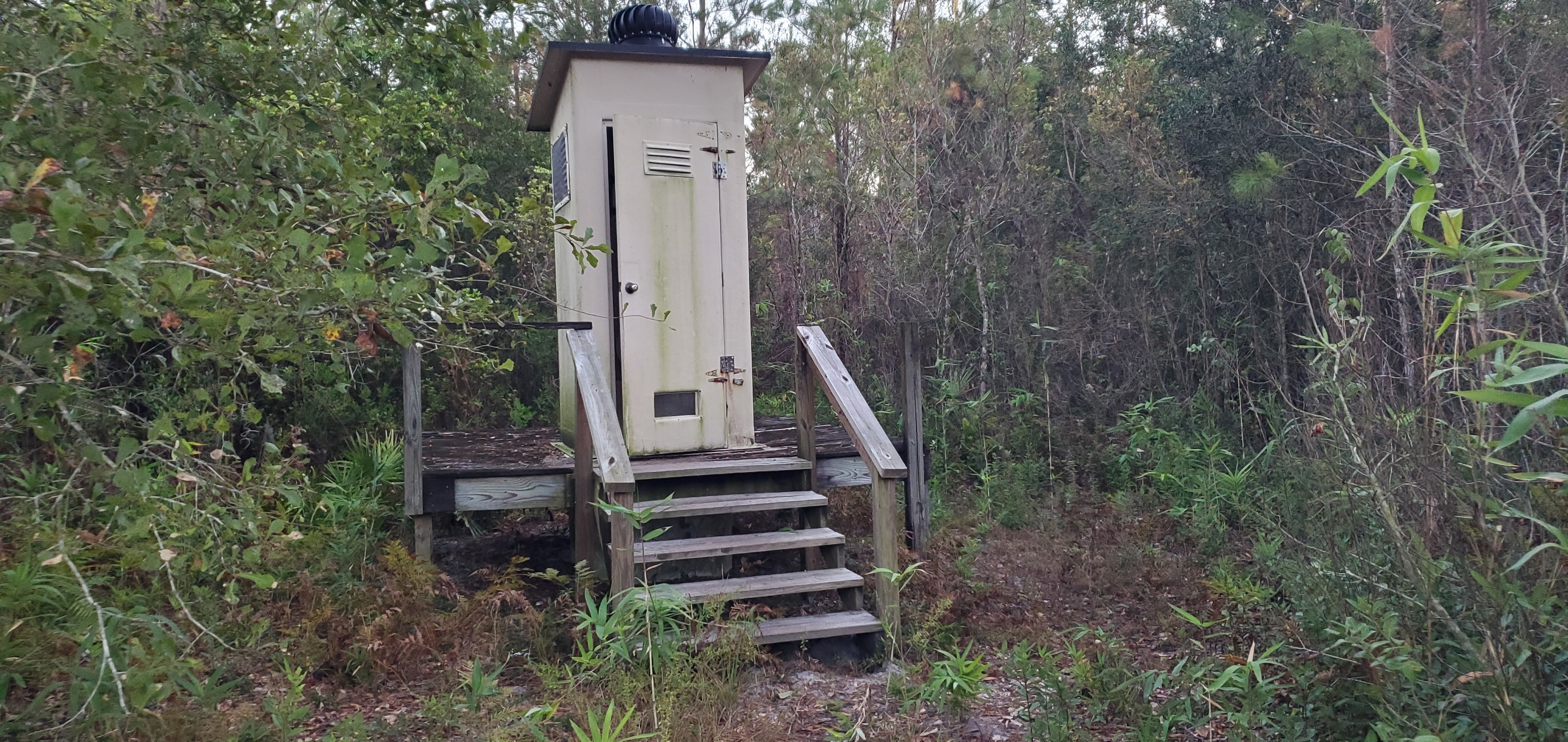 Outhouse by the south landing, 06:59:12, 30.8566973, -82.2653813