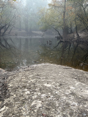 [Fog, Langdale Park Boat Ramp, Withlacoochee River @ North Valdosta Road 2023-11-09]