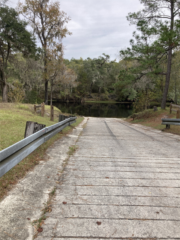 [US 27 Ramp, Santa Fe River @ US 27 2023-11-28]