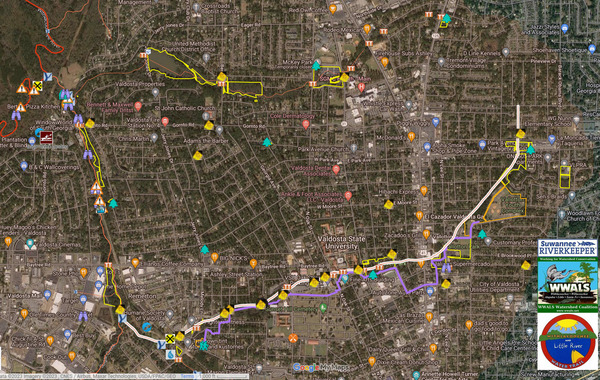 Map: One Mile Branch in WLRWT