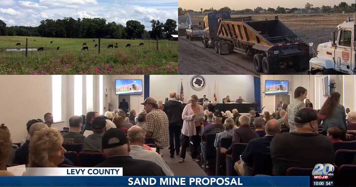 Levy County Commission failed to decide if sand mine trucks could head for cows