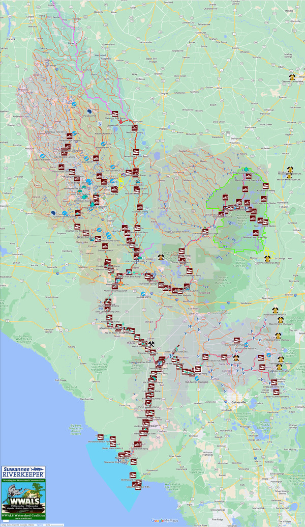 [Map: Santa Fe River in SRWT]