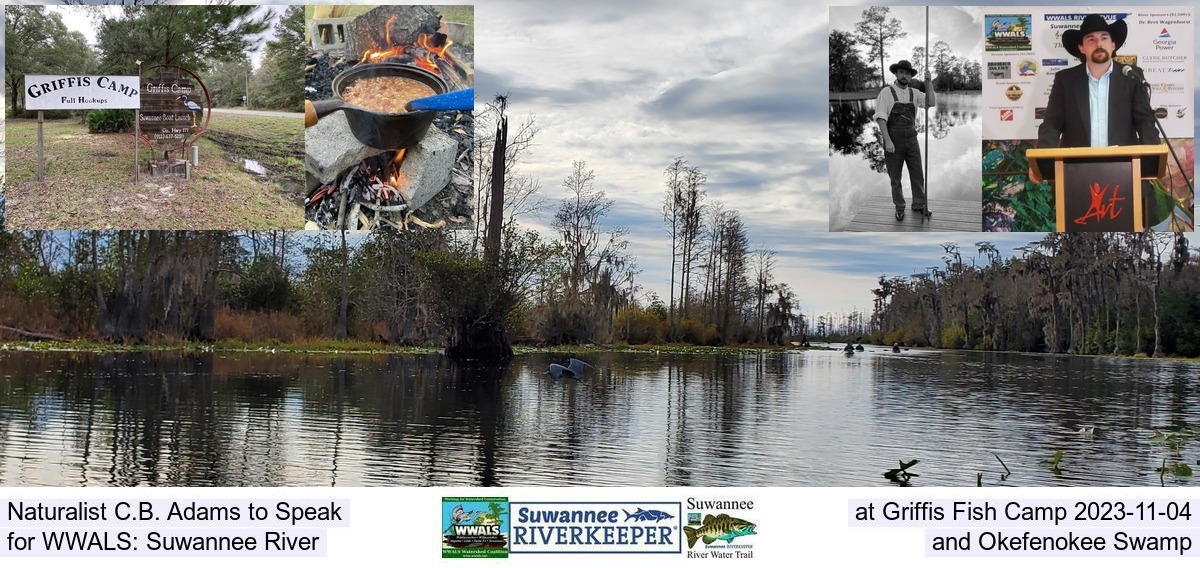 C.B. Adams, Griffis Fish Camp, Campfire Cooking, Suwannee River, Okefenokee Swamp