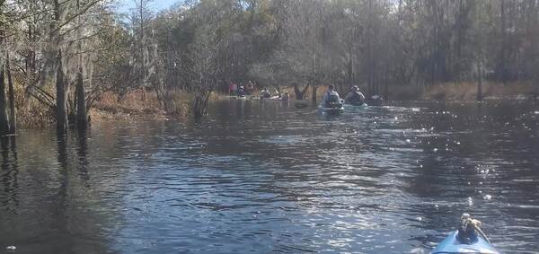 [Movie: Back to the Suwannee River below the Ramp and the first gate (67M), 30.8042, -82.4193]