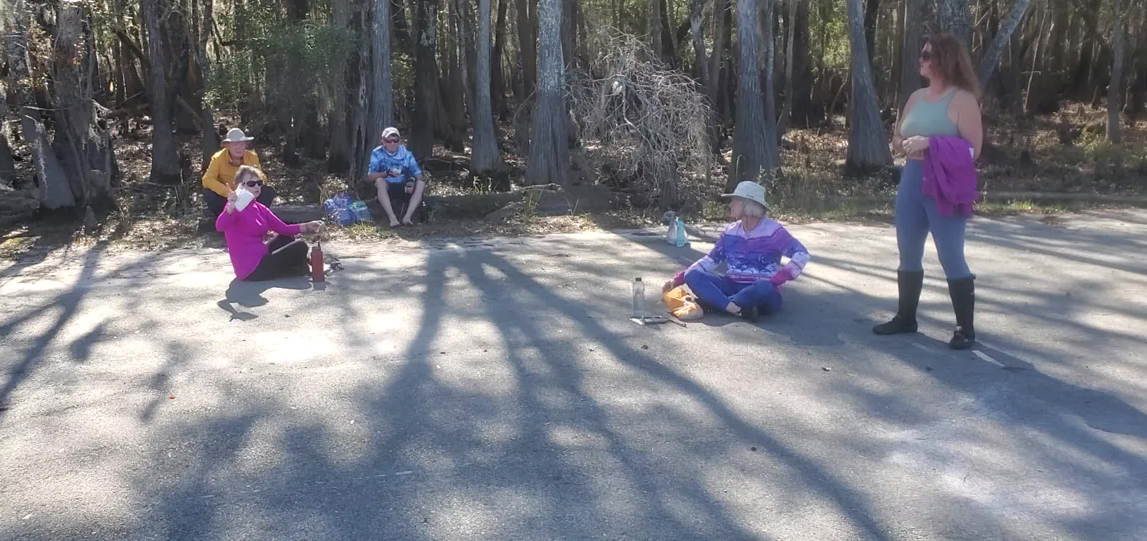 Movie: Lunching at Suwannee River Sill Ramp (60M), 30.8038, -82.418692