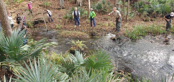 [Ranger Cole at Grassy Hole Spring, 14:36:19, 29.9683263, -82.7597195]